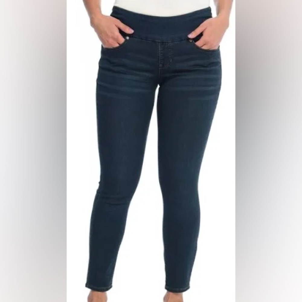 CHRISTOPHER AND BANKS  Wide Waistband Pull-on Jean Leggings Size Small Petite